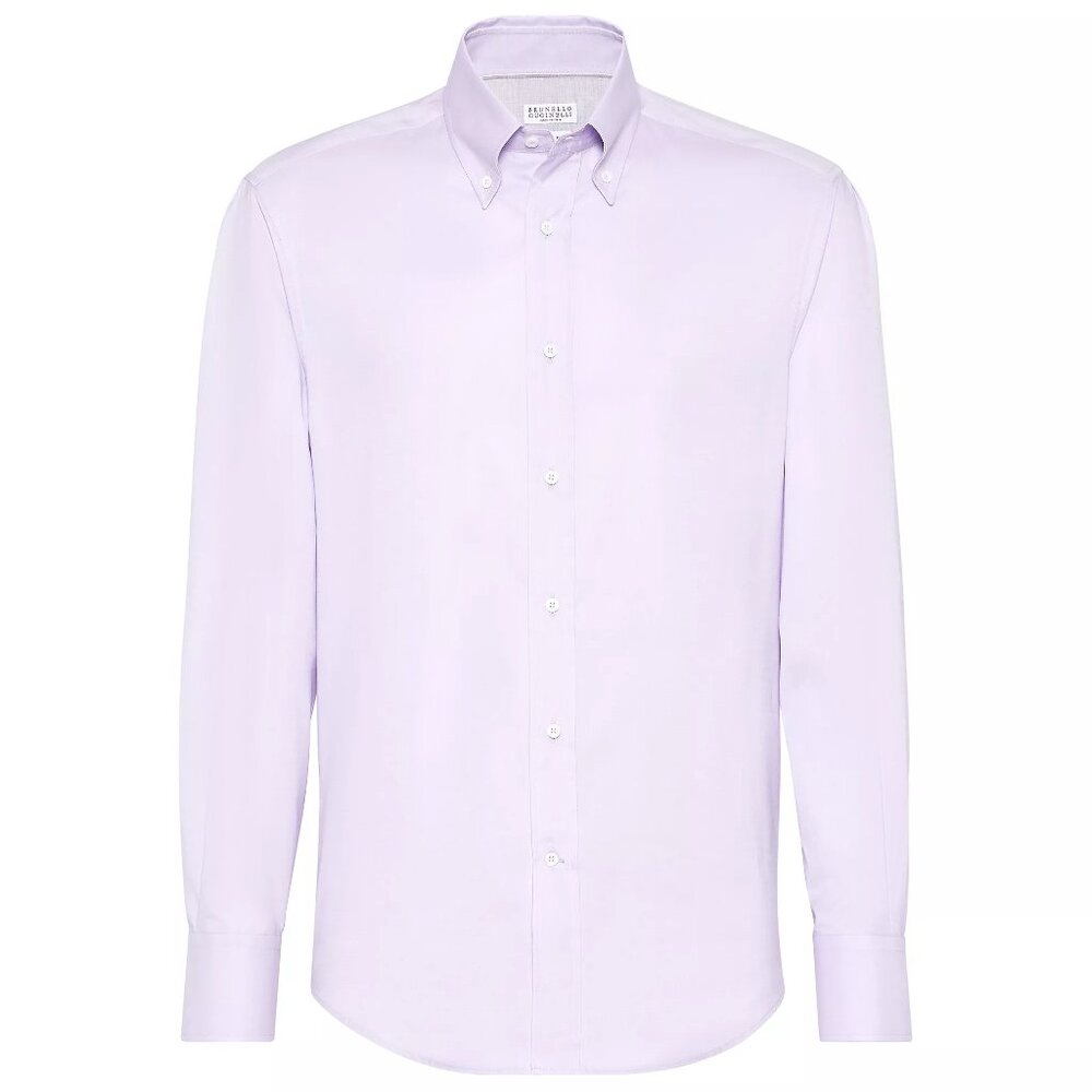 Brunello Cucinelli Oxford Slim Fit Shirt - Size Medium- Beautiful!!